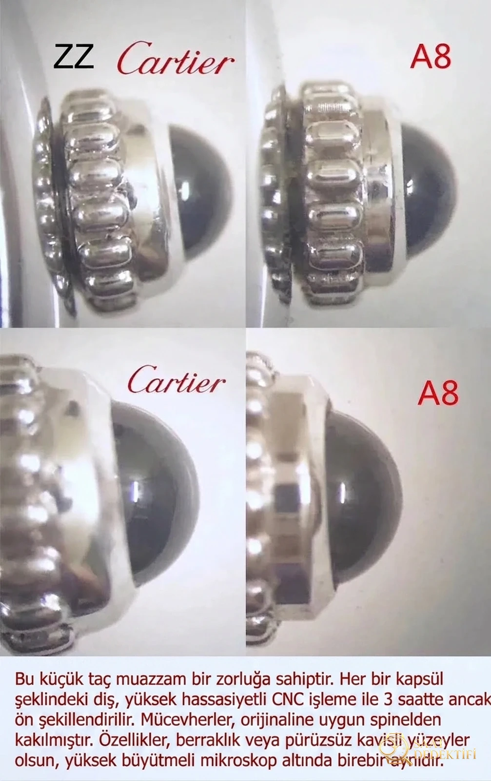 Gerçek-Replika Karşılaştırması: A8 Factory Cartier Ronde Solo 36 MM Uniseks Replika ile Orijinal Karşılaştırmalı İnceleme - Fosfor ve Super-LumiNova Gece Görünümü