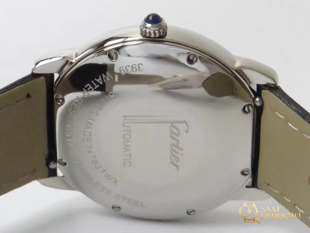 Gerçek-Replika Karşılaştırması: A8 Factory Cartier Ronde Solo 36 MM Uniseks Replika ile Orijinal Karşılaştırmalı İnceleme - Toka İçi Mikro Ayar Mekanizması