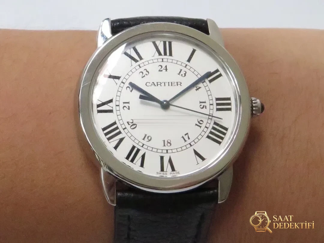 Gerçek-Replika Karşılaştırması: A8 Factory Cartier Ronde Solo 36 MM Uniseks Replika ile Orijinal Karşılaştırmalı İnceleme - Koleksiyon ve Vitrin Görünümü