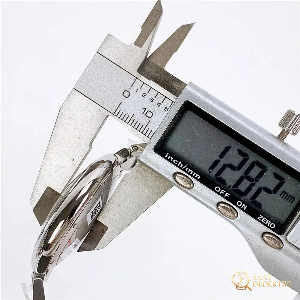 Gerçek-replika karşılaştırması: AF Factory Ballon Bleu 42 mm büyük boy erkek replika saat - Toka İçi Mikro Ayar Mekanizması