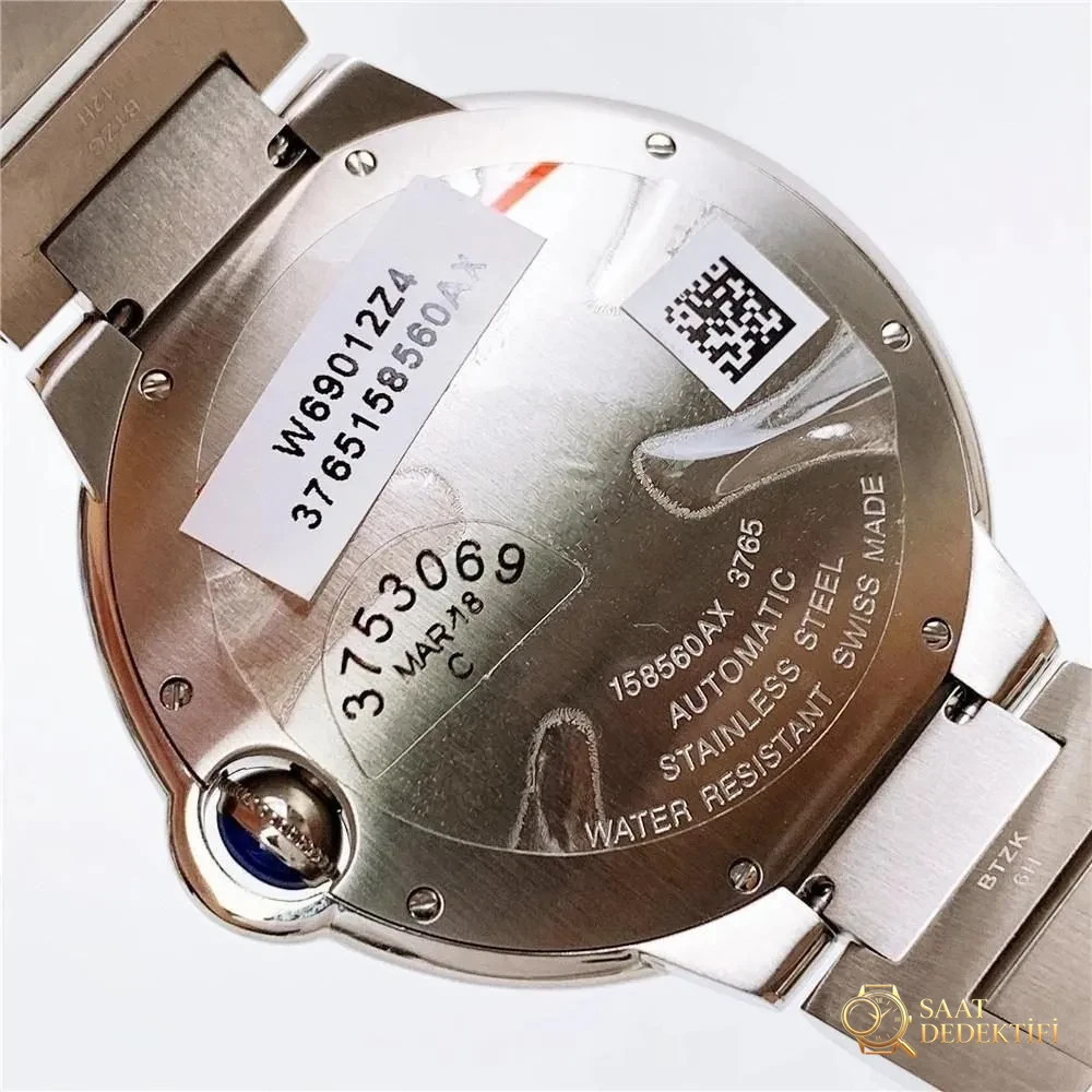 Gerçek-replika karşılaştırması: AF Factory Ballon Bleu 42 mm büyük boy erkek replika saat - Kadran İbreleri ve Saniye Akışı