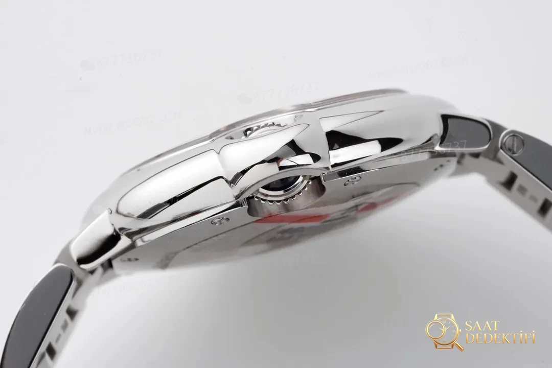 Gerçek-replika karşılaştırması: AF Factory Cartier Ballon Bleu 33 mm pembe kadran 076 orijinal mekanizma bir bakışta ele verir mi? - Mekanizma Zemberek ve Balans Detayı