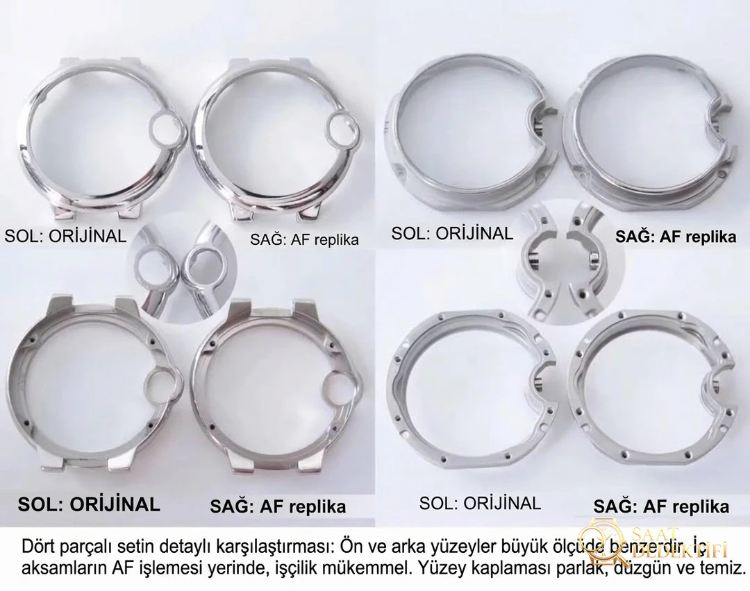 Gerçek-replika karşılaştırması: AF Factory Cartier Ballon Bleu 33 mm pembe kadran 076 orijinal mekanizma bir bakışta ele verir mi? - Kadran İbreleri ve Saniye Akışı