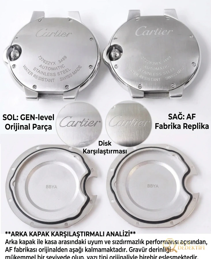 Gerçek-replika karşılaştırması: AF Factory Cartier Ballon Bleu 33 mm pembe kadran 076 orijinal mekanizma bir bakışta ele verir mi? - Koleksiyon ve Vitrin Görünümü