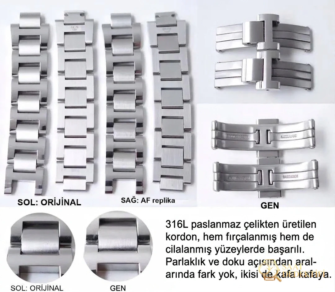 Gerçek-replika karşılaştırması: AF Factory Cartier Ballon Bleu 33 mm pembe kadran 076 orijinal mekanizma bir bakışta ele verir mi? - Kordon Dokusu ve Dikiş Detayları