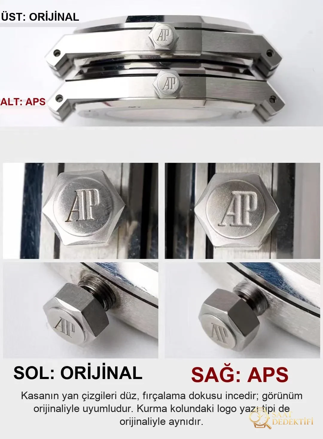 Echt vs. Replik: APS Factory Audemars Piguet Royal Oak 15400 integriertes 3120-Uhrwerk – Passform am Handgelenk und Gehäuseverhältnis