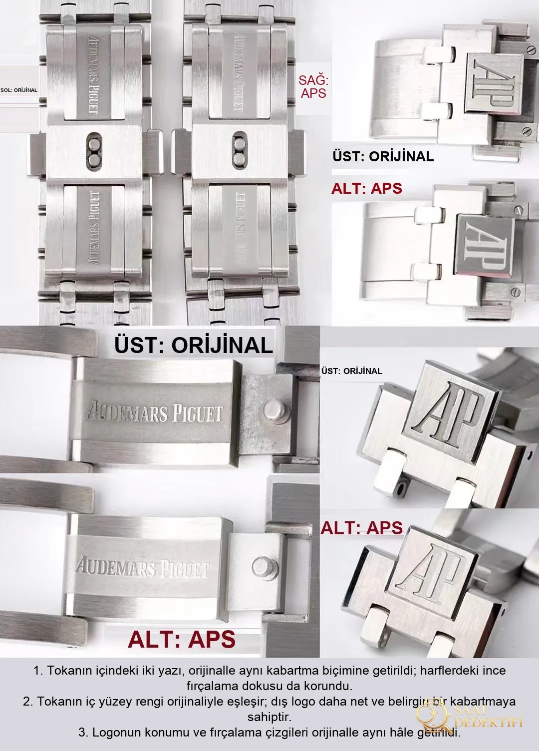 Echt vs. Replik: APS Factory Audemars Piguet Royal Oak 15400 integriertes 3120-Uhrwerk – Phosphor und Super-LumiNova Night View