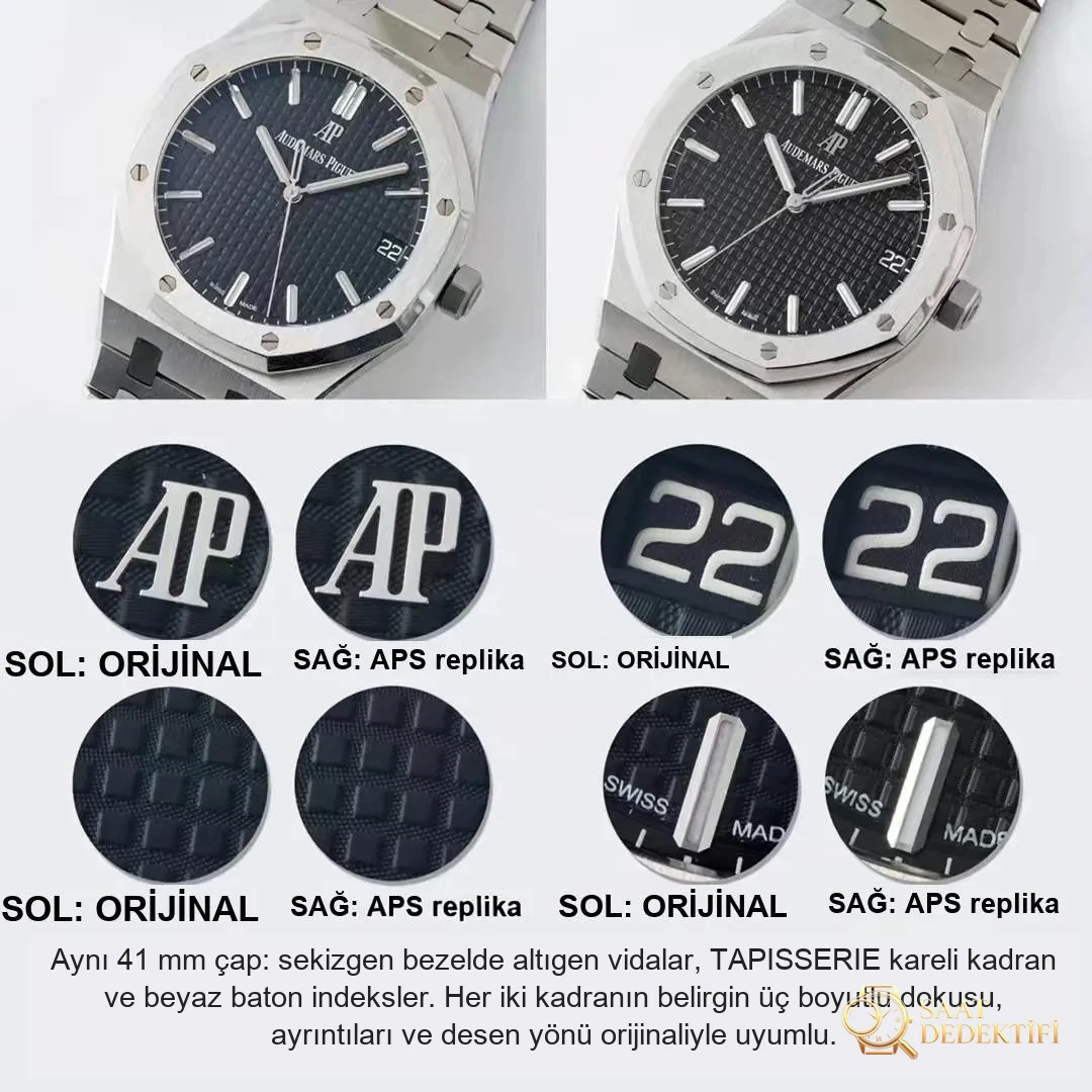 Réel ou réplique : APS Factory Audemars Piguet Royal Oak 15500