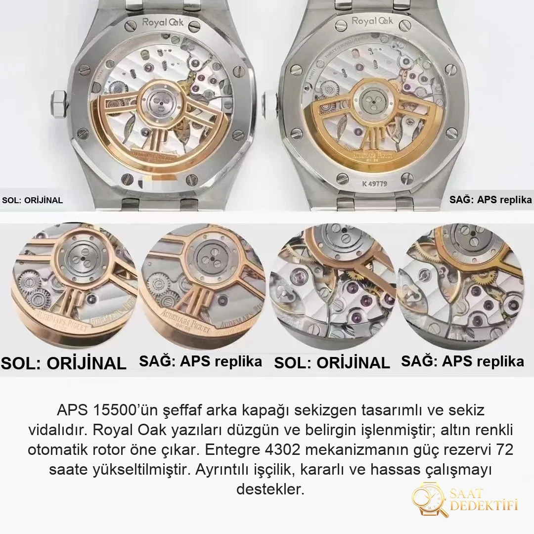 Réel ou réplique : APS Factory Audemars Piguet Royal Oak 15500