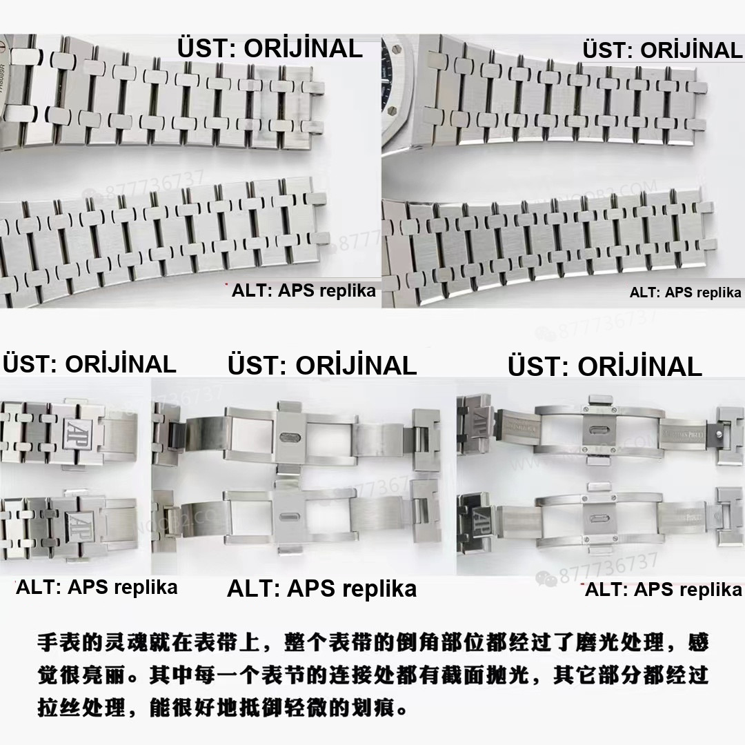 Gerçek-replika karşılaştırması: APS Factory Audemars Piguet Royal Oak 15500'ün yükseltilmiş 4302 entegre mekanizmasının işçiliği nasıl? — 9. fotoğraf