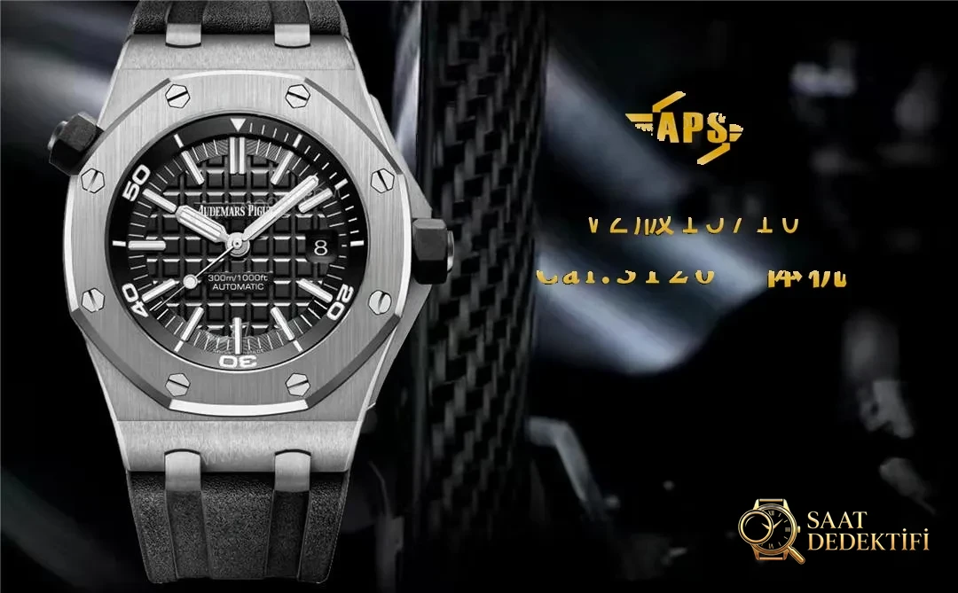 Gerçek-replika karşılaştırması: APS Factory Audemars Piguet Royal Oak 15710 entegre 3120 mekanizma V2 versiyonu incelemesi - Kadran Detayı ve Bezel İşçiliği