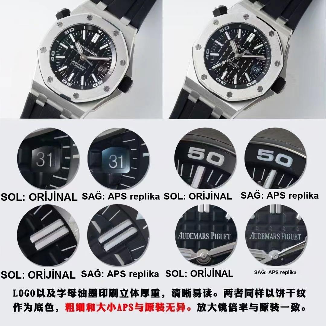 Gerçek-replika karşılaştırması: APS Factory Audemars Piguet Royal Oak 15710 entegre 3120 mekanizma V2 versiyonu incelemesi — 11. fotoğraf