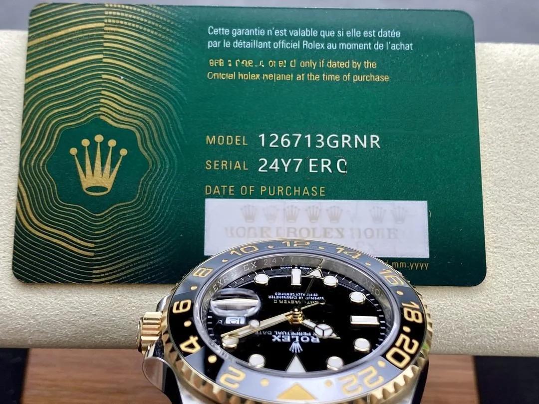 Gerçek-replika karşılaştırması: ARF Factory Rolex ağırlıklandırılmış GMT iki renkli asetli yumurta bezel gerçekten 166 gram mı? - Klips Kilidi ve Lazer Damgalar