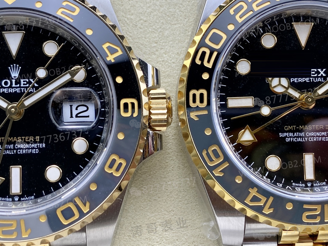 Gerçek-replika karşılaştırması: ARF Factory Rolex ağırlıklandırılmış GMT iki renkli asetli yumurta bezel gerçekten 166 gram mı? — 8. fotoğraf