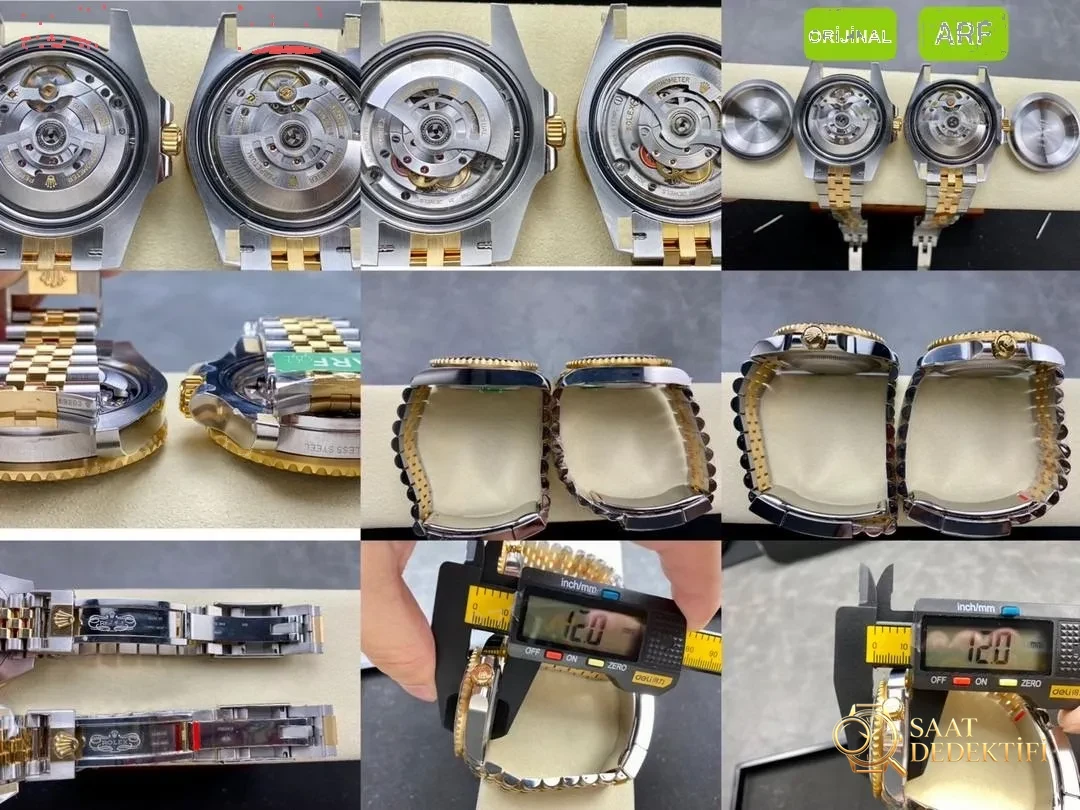 Gerçek-replika karşılaştırması: ARF Factory Rolex ağırlıklandırılmış GMT iki renkli asetli yumurta bezel gerçekten 166 gram mı? - Fosfor ve Super-LumiNova Gece Görünümü