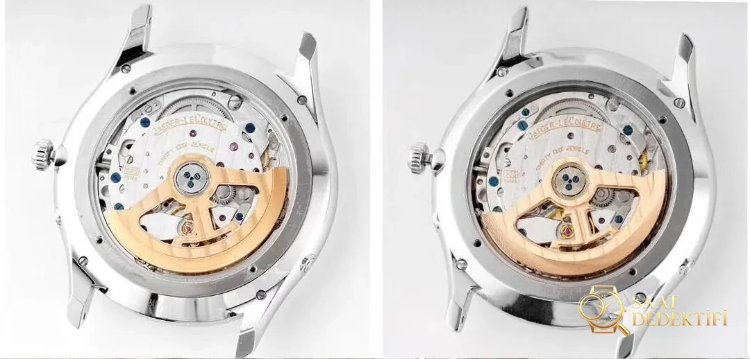 Real vs. replica: How does the AZ Factory Jaeger-LeCoultre Master Moonphase q1368470 watch fare? - Phosphor and Super-LumiNova Night View