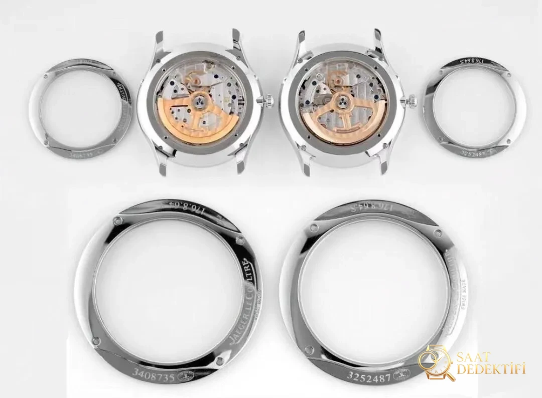 Real vs. replica: How does the AZ Factory Jaeger-LeCoultre Master Moonphase q1368470 watch fare? - Side Profile and Cord Connection