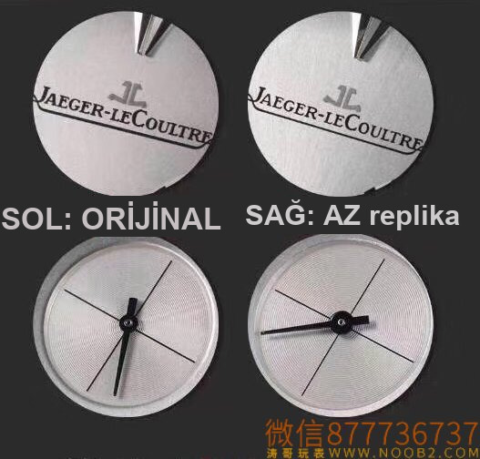 Gerçek-replika karşılaştırması: AZ Factory Joker — Jaeger-LeCoultre Master serisi 1378420 saat — 6. fotoğraf