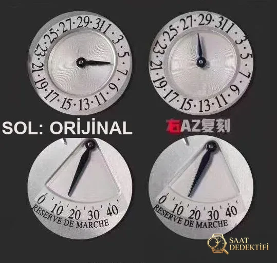 Gerçek-replika karşılaştırması: AZ Factory Joker — Jaeger-LeCoultre Master serisi 1378420 saat - Klips Kilidi ve Lazer Damgalar