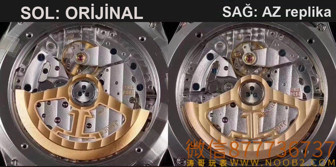 Gerçek-replika karşılaştırması: AZ Factory Joker — Jaeger-LeCoultre Master serisi 1378420 saat — 14. fotoğraf