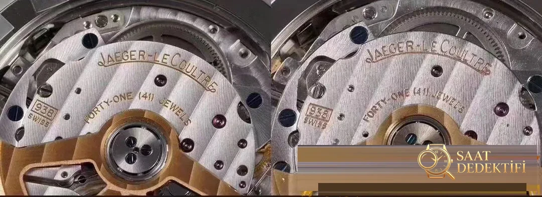 Gerçek-replika karşılaştırması: AZ Factory Joker — Jaeger-LeCoultre Master serisi 1378420 saat - Toka İçi Mikro Ayar Mekanizması