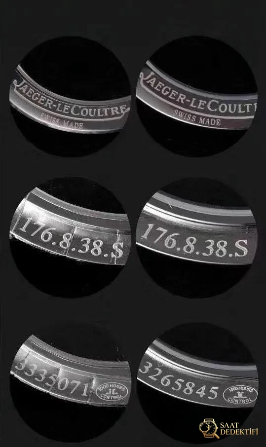 Gerçek-replika karşılaştırması: AZ Factory Joker — Jaeger-LeCoultre Master serisi 1378420 saat - Cam Yansıma Önleyici (AR) Kaplama