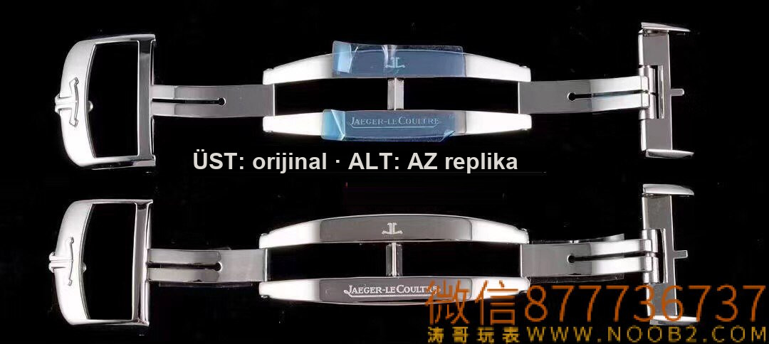 Gerçek-replika karşılaştırması: AZ Factory Joker — Jaeger-LeCoultre Master serisi 1378420 saat — 20. fotoğraf