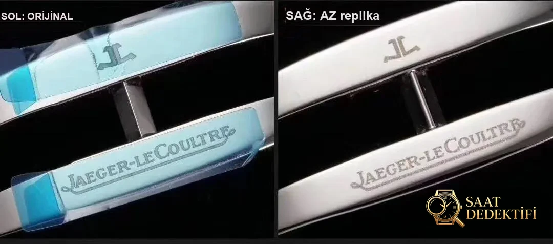 Gerçek-replika karşılaştırması: AZ Factory Joker — Jaeger-LeCoultre Master serisi 1378420 saat - Arka Kapak Gravür ve Seri Numarası