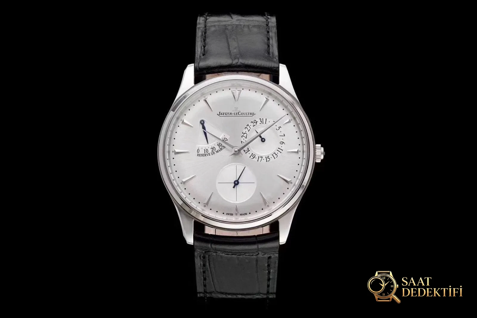 Gerçek-replika karşılaştırması: AZ Factory Joker — Jaeger-LeCoultre Master serisi 1378420 saat - Takimetre Skalası ve Baskı Keskinliği