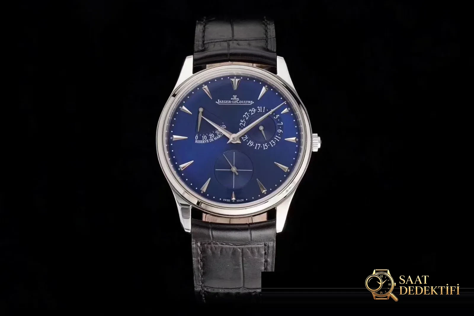 Gerçek-replika karşılaştırması: AZ Factory Joker — Jaeger-LeCoultre Master serisi 1378420 saat - Dalgıç Kilit Uzatması ve Toka Güvenliği