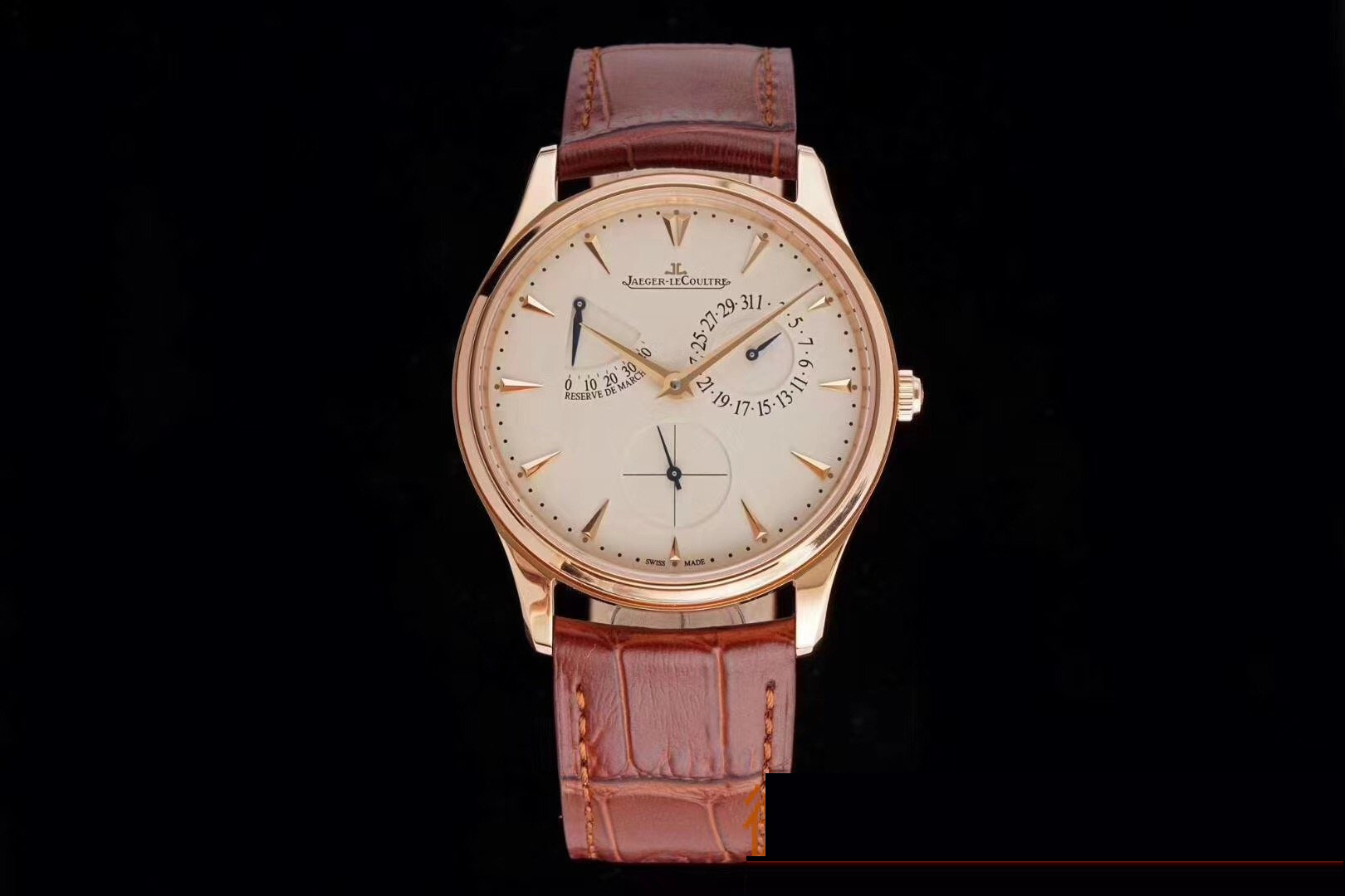 Gerçek-replika karşılaştırması: AZ Factory Joker — Jaeger-LeCoultre Master serisi 1378420 saat — 30. fotoğraf