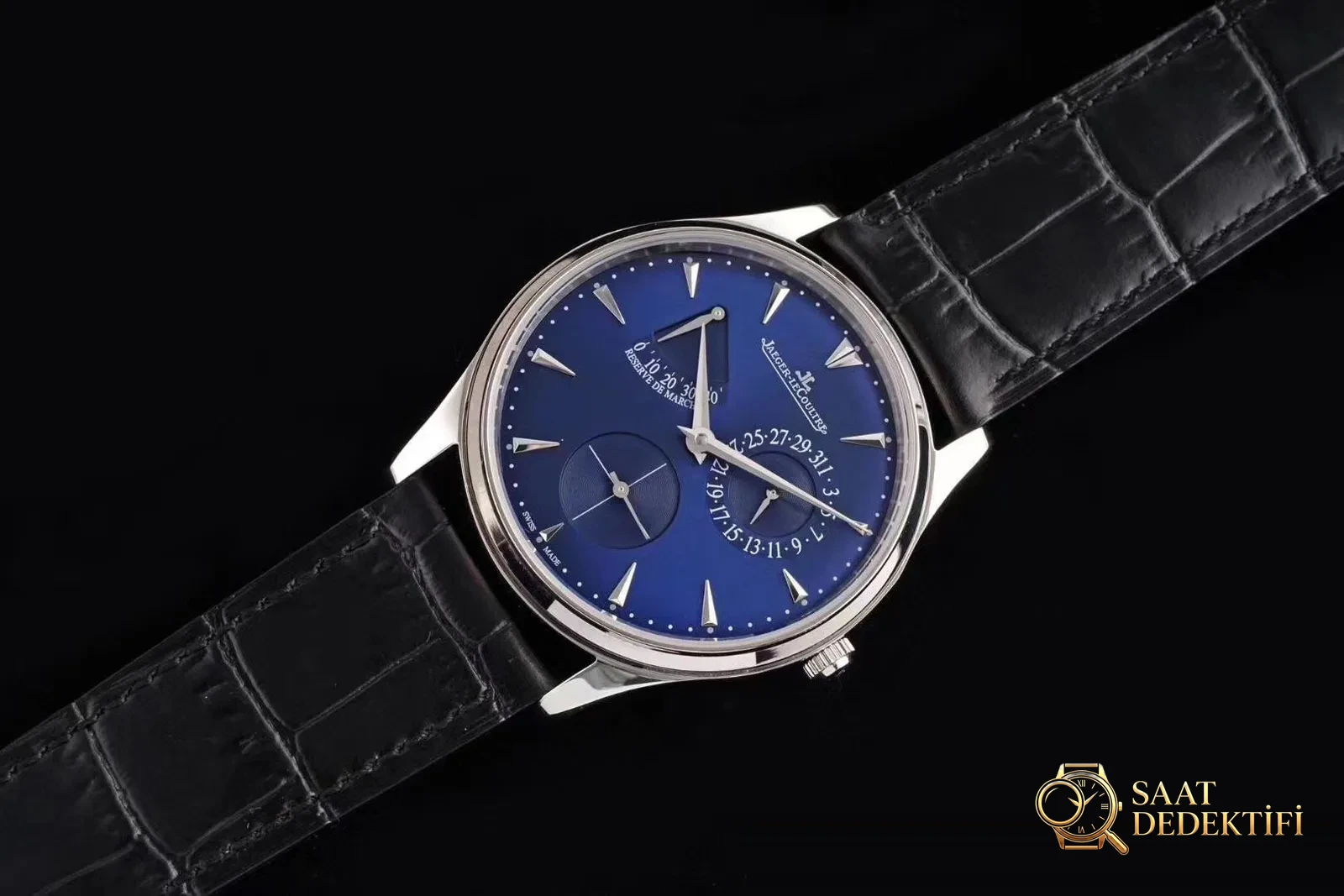 Gerçek-replika karşılaştırması: AZ Factory Joker — Jaeger-LeCoultre Master serisi 1378420 saat - Mekanizma Regülatör ve Sapma Ayar Bloğu