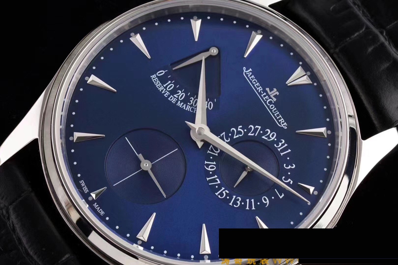 Gerçek-replika karşılaştırması: AZ Factory Joker — Jaeger-LeCoultre Master serisi 1378420 saat — 35. fotoğraf