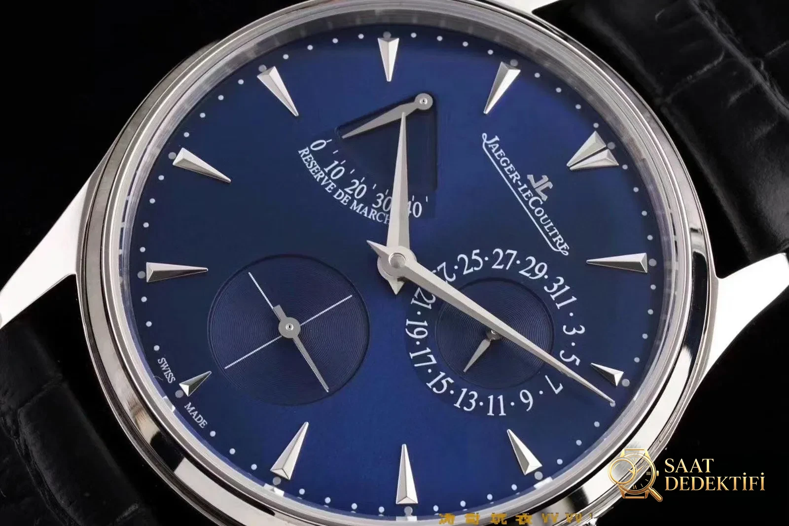 Gerçek-replika karşılaştırması: AZ Factory Joker — Jaeger-LeCoultre Master serisi 1378420 saat - Yan Profil Kalınlık ve Ergonomik Kavis