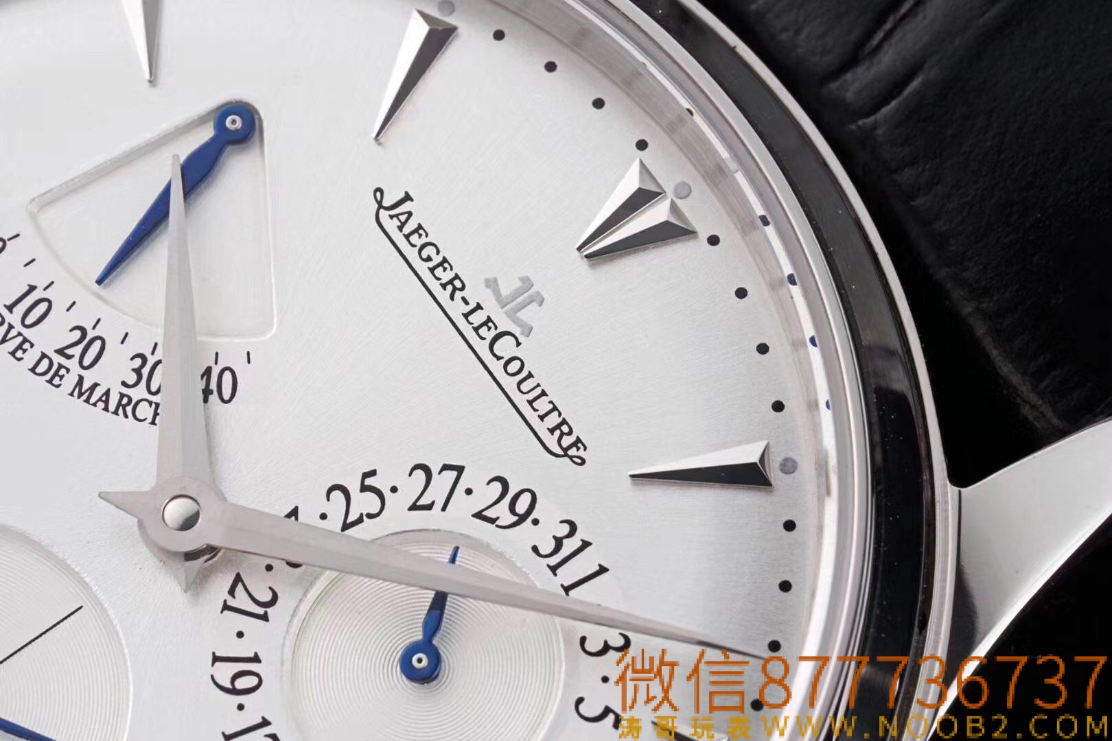 Gerçek-replika karşılaştırması: AZ Factory Joker — Jaeger-LeCoultre Master serisi 1378420 saat — 37. fotoğraf