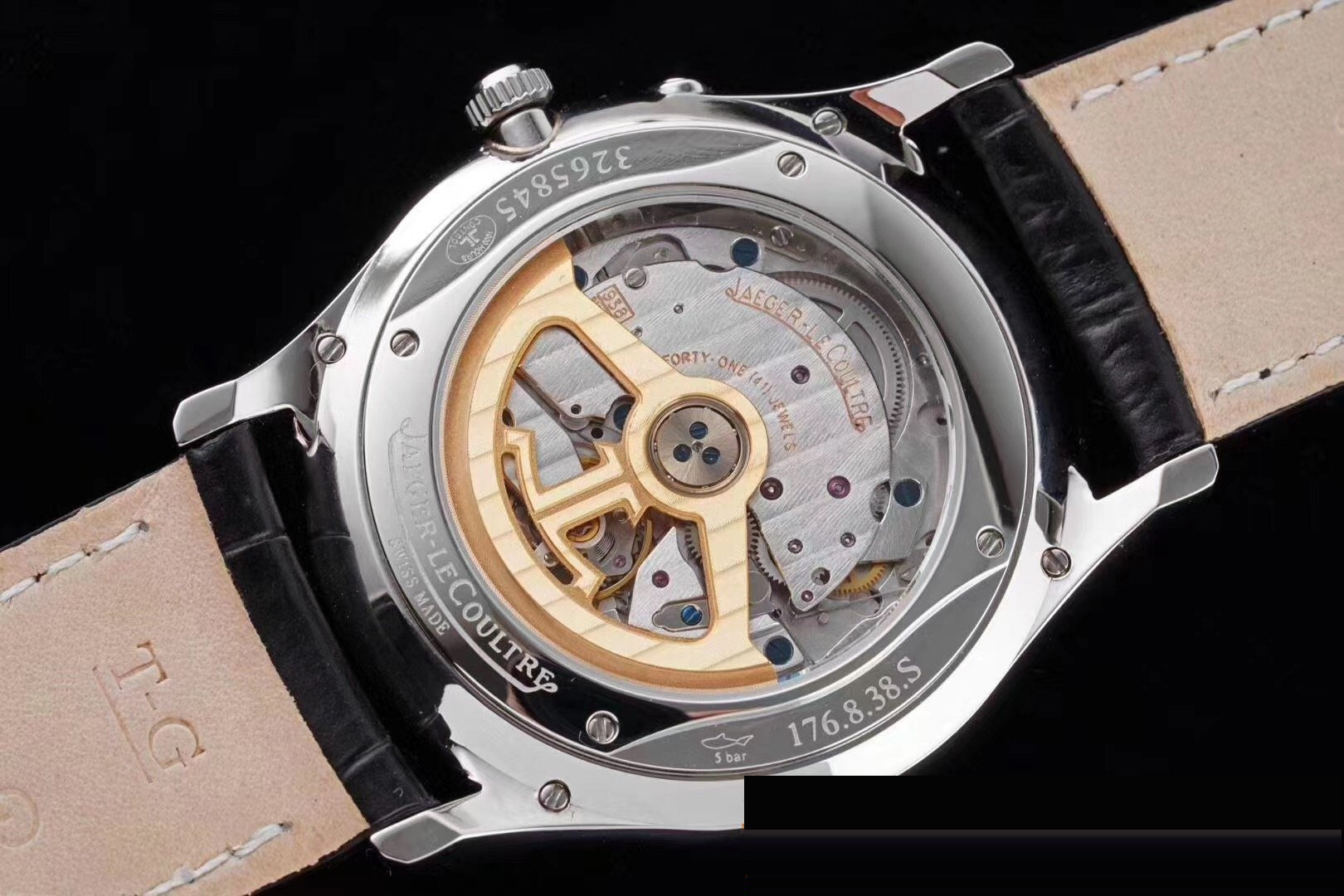 Gerçek-replika karşılaştırması: AZ Factory Joker — Jaeger-LeCoultre Master serisi 1378420 saat — 46. fotoğraf