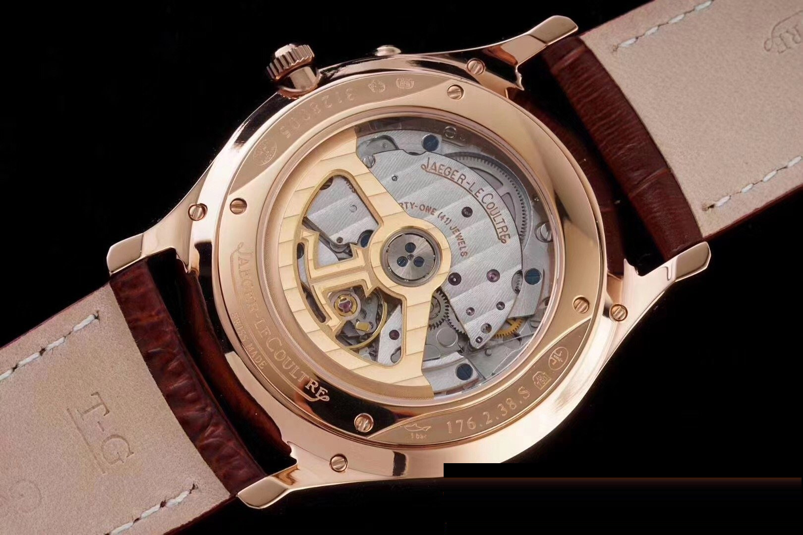 Gerçek-replika karşılaştırması: AZ Factory Joker — Jaeger-LeCoultre Master serisi 1378420 saat — 47. fotoğraf