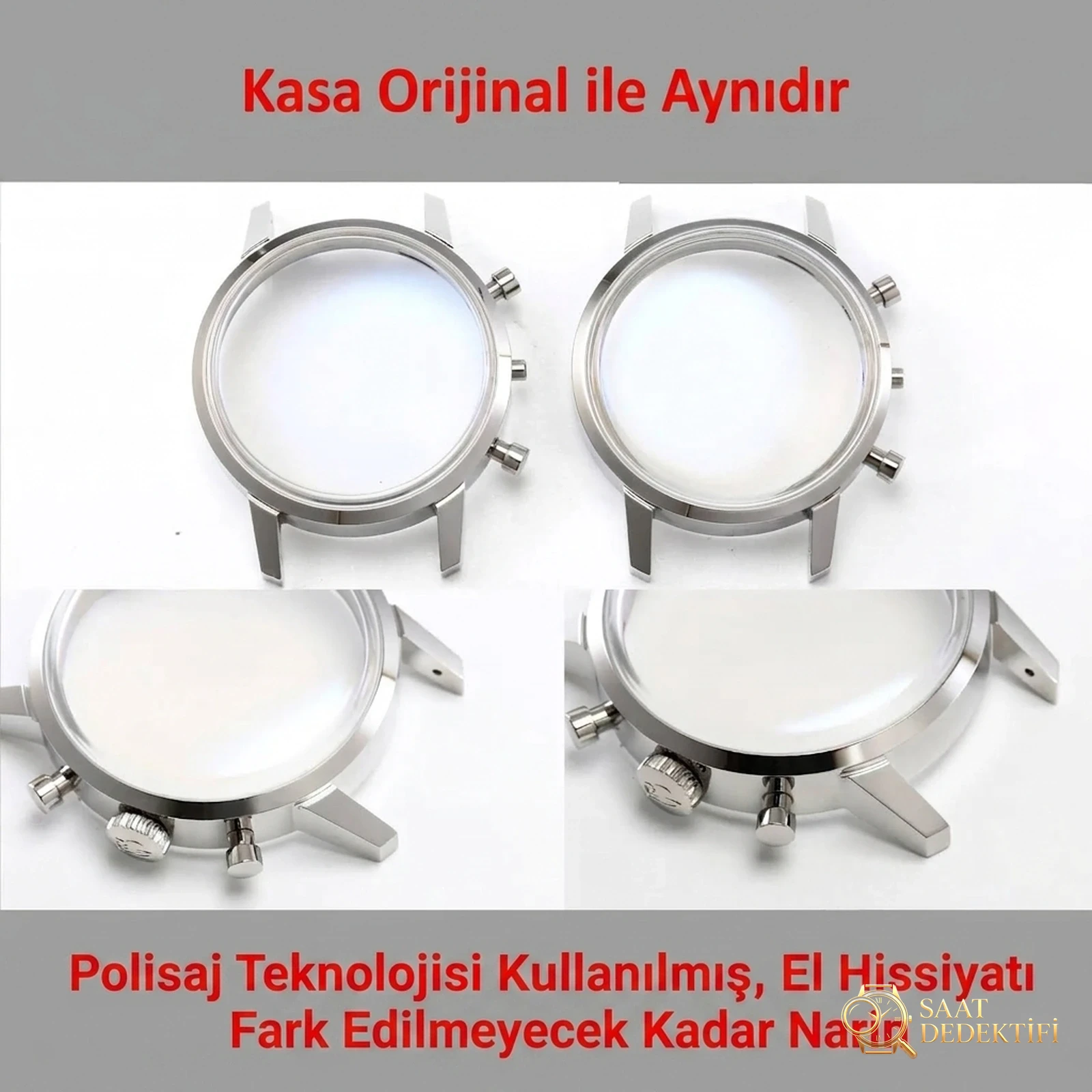 Gerçek-replika karşılaştırması: BLS Factory Breitling Premier Top Time Deus kronograf replika saat - Arka Kapak ve Mekanizma Detayı