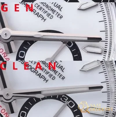 Gerçek-replika karşılaştırması: Clean Daytona 126500 Panda 4131 mekanizma orijinalle karşılaştırma - Arka Kapak ve Mekanizma Detayı