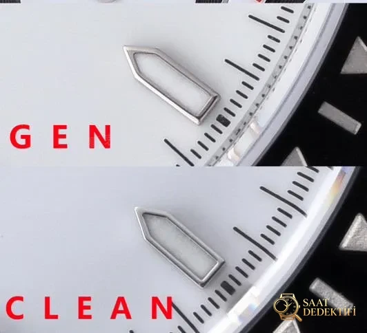 Gerçek-replika karşılaştırması: Clean Daytona 126500 Panda 4131 mekanizma orijinalle karşılaştırma - Yan Profil ve Kordon Bağlantısı