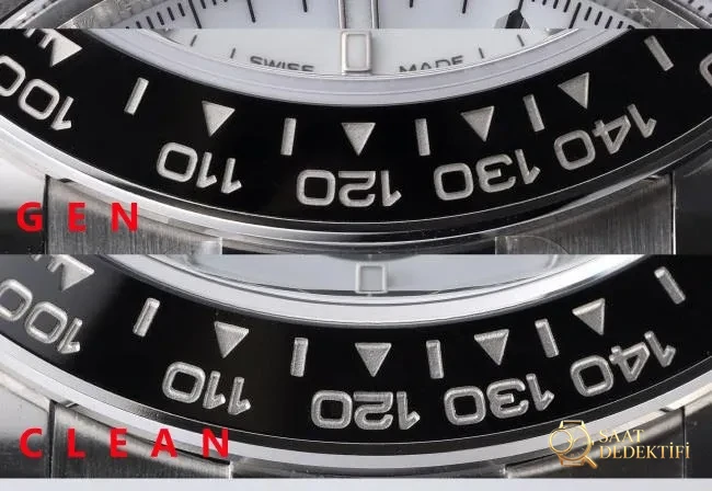Gerçek-replika karşılaştırması: Clean Daytona 126500 Panda 4131 mekanizma orijinalle karşılaştırma - Genel Açı ve Estetik Duruş