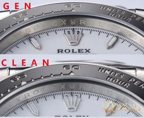 Gerçek-replika karşılaştırması: Clean Daytona 126500 Panda 4131 mekanizma orijinalle karşılaştırma - Kadran İbreleri ve Saniye Akışı