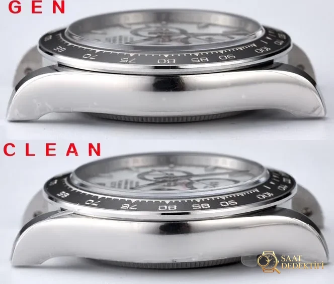 Gerçek-replika karşılaştırması: Clean Daytona 126500 Panda 4131 mekanizma orijinalle karşılaştırma - Mekanizma Çark Dizilimi ve Taş Yatakları