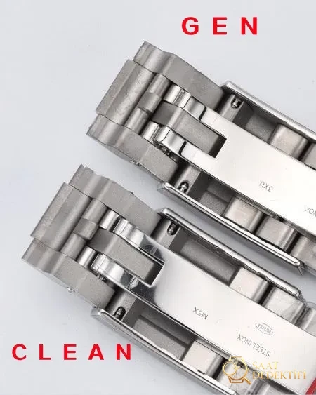 Gerçek-replika karşılaştırması: Clean Daytona 126500 Panda 4131 mekanizma orijinalle karşılaştırma - Kadran Güneş Işını (Sunburst) Efekti