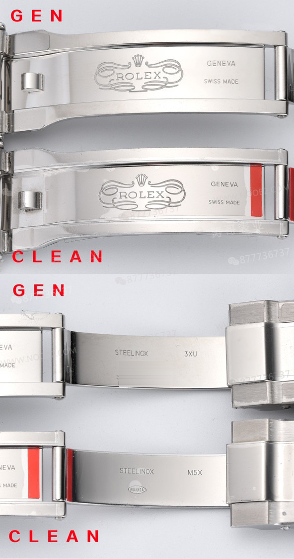 Gerçek-replika karşılaştırması: Clean Daytona 126500 Panda 4131 mekanizma orijinalle karşılaştırma — 28. fotoğraf