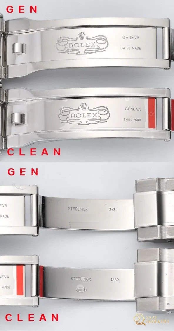 Gerçek-replika karşılaştırması: Clean Daytona 126500 Panda 4131 mekanizma orijinalle karşılaştırma - Takimetre Skalası ve Baskı Keskinliği
