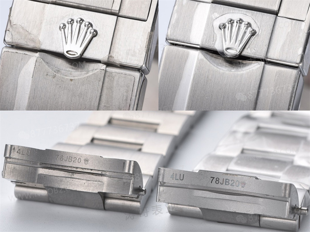 Gerçek-Replika Karşılaştırması: Clean Rolex Air-King m126900 Simetrik Saat İşaretleri — 13. fotoğraf