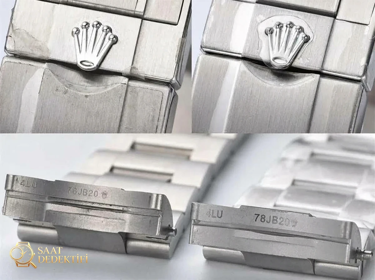 Gerçek-Replika Karşılaştırması: Clean Rolex Air-King m126900 Simetrik Saat İşaretleri - Kasa Çeliği ve Polisaj Kalitesi
