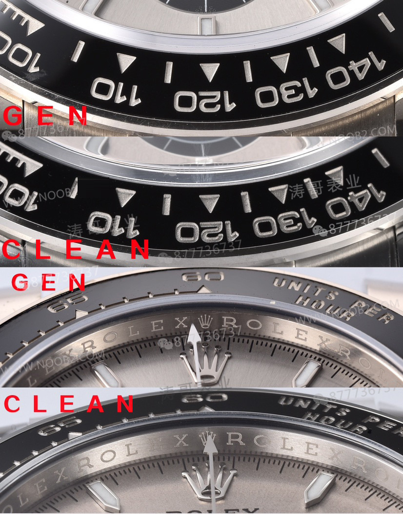 Gerçek-replika karşılaştırması: Clean Rolex çimento grisi Daytona 126519 alınmaya değer mi? — 3. fotoğraf