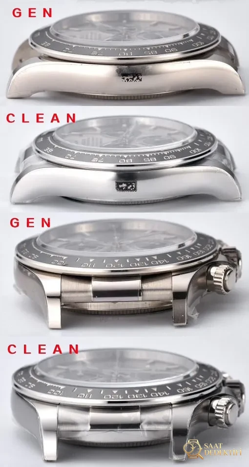 Gerçek-replika karşılaştırması: Clean Rolex çimento grisi Daytona 126519 alınmaya değer mi? - Arka Kapak ve Mekanizma Detayı
